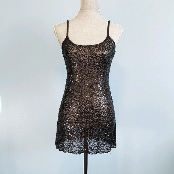 Free People | Sheer Sequin Tank Top - Picture 1 of 6